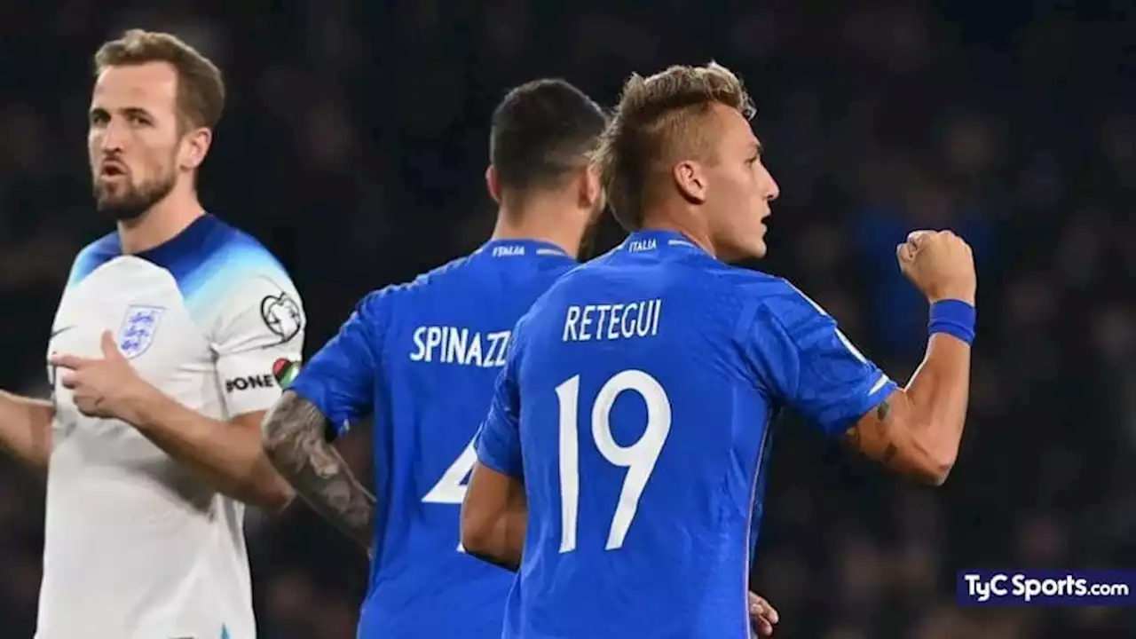 (VIDEO) El GOLAZO de MATEO RETEGUI en su debut con ITALIA ante INGLATERRA - TyC Sports