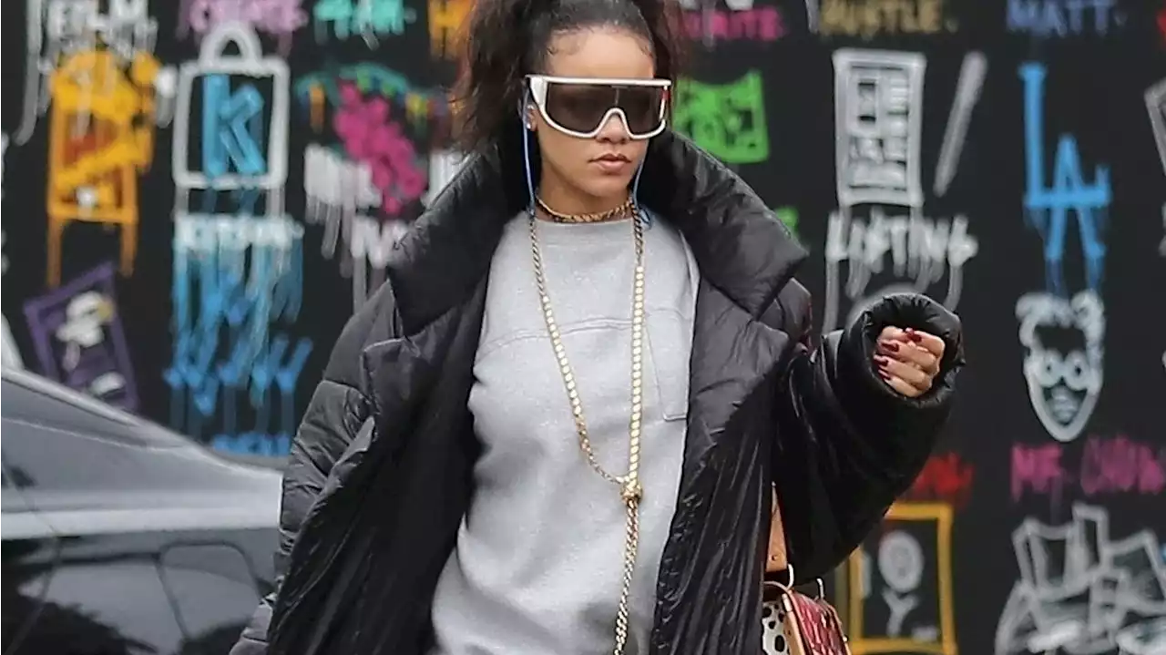 Rihanna Takes Us Back to the 2000s With an It-Bag and Moon Boots