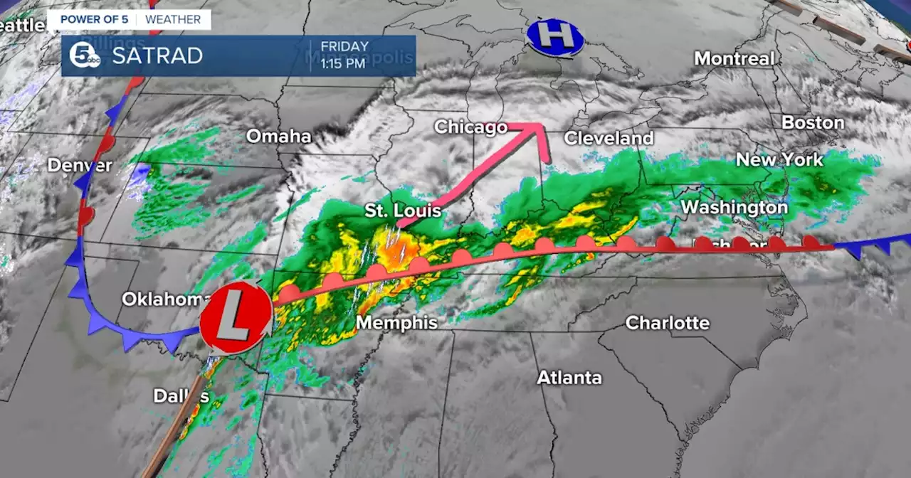 Wet & Windy Weekend: The heaviest rain is yet to come