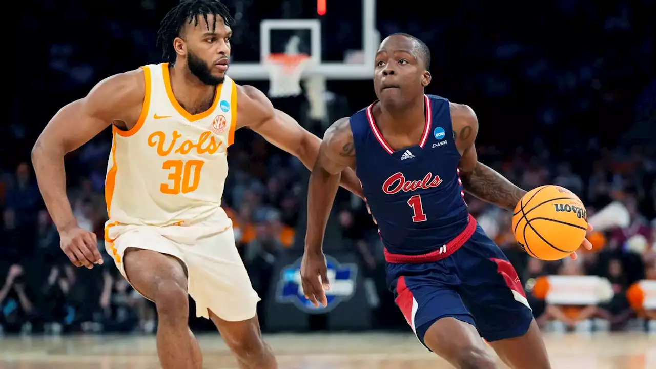 March Madness: Florida Atlantic's improbable run moves on to Elite Eight with upset win over Tennessee