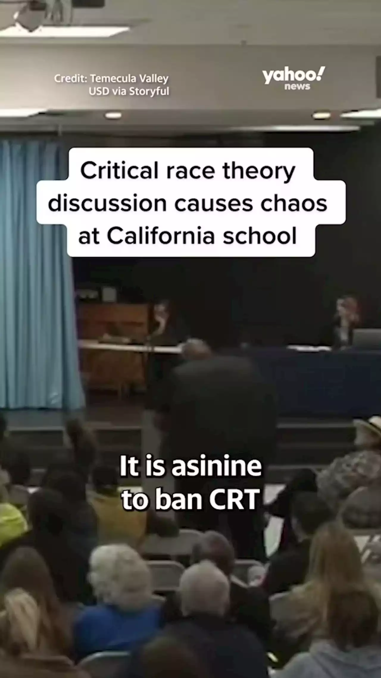 California School District's Critical Race Theory Discussion Halted After Angry Scenes