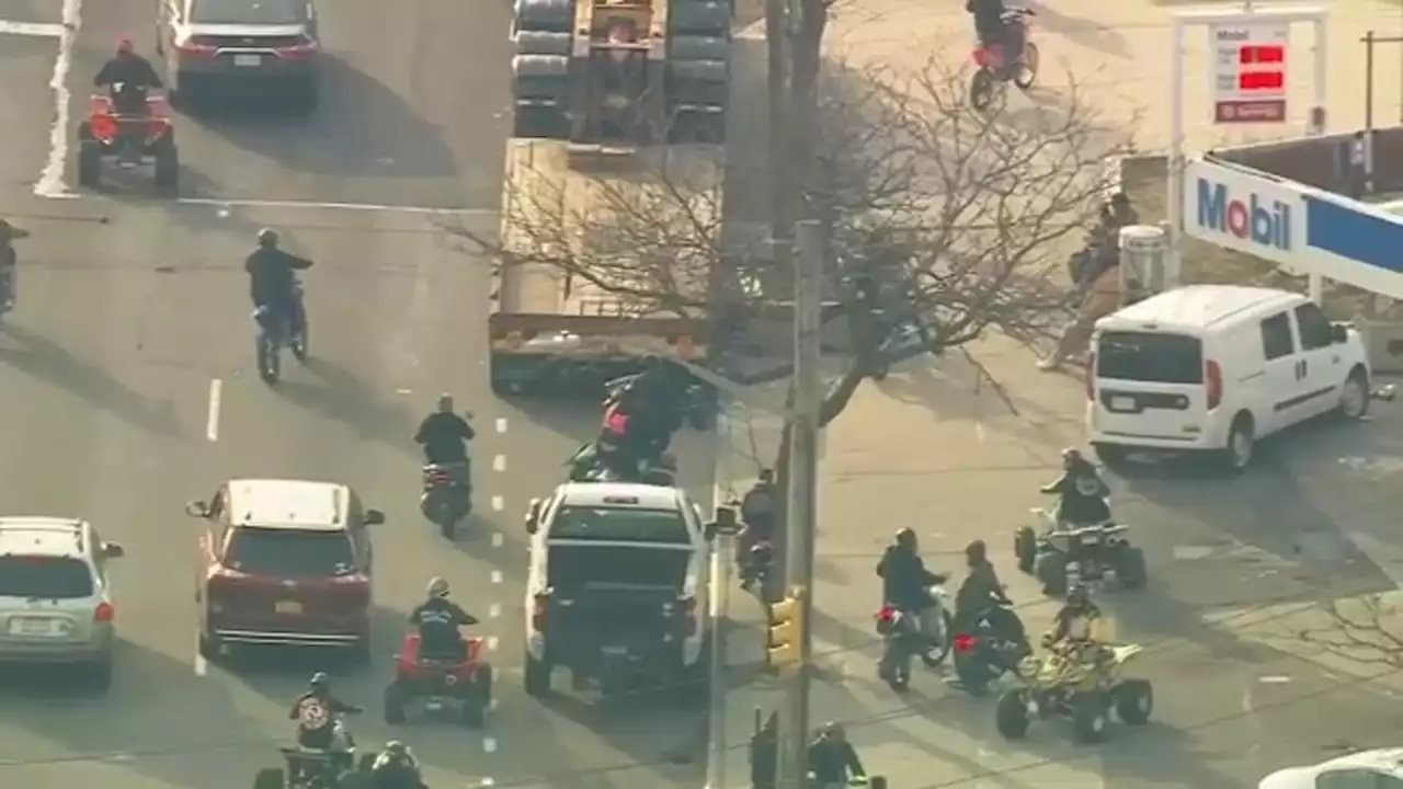 Dozens of illegal dirt bikes, ATVs invade streets of Queens during rush hour