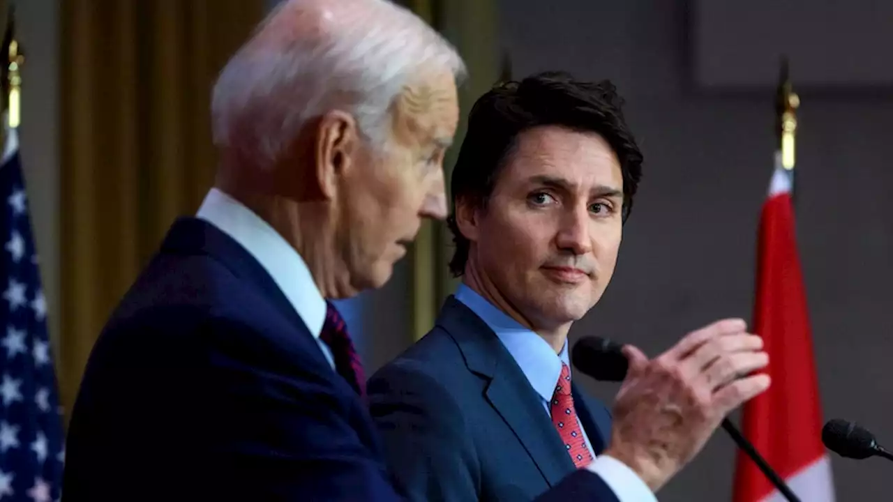 'Security policy is climate policy is economic policy': Biden, Trudeau pledge to stand together against authoritarian regimes