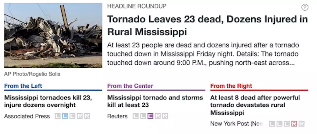 Tornado Leaves 23 dead, Dozens Injured in Rural Mississippi