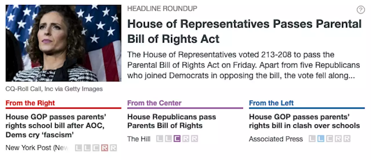 House of Representatives Passes Parental Bill of Rights Act