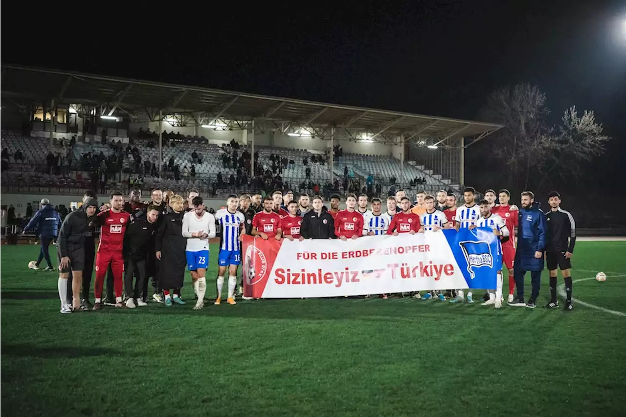 Benefizspiel für Erdbebenopfer: Herthas Wilfried Kanga bekommt ein Sonderlob