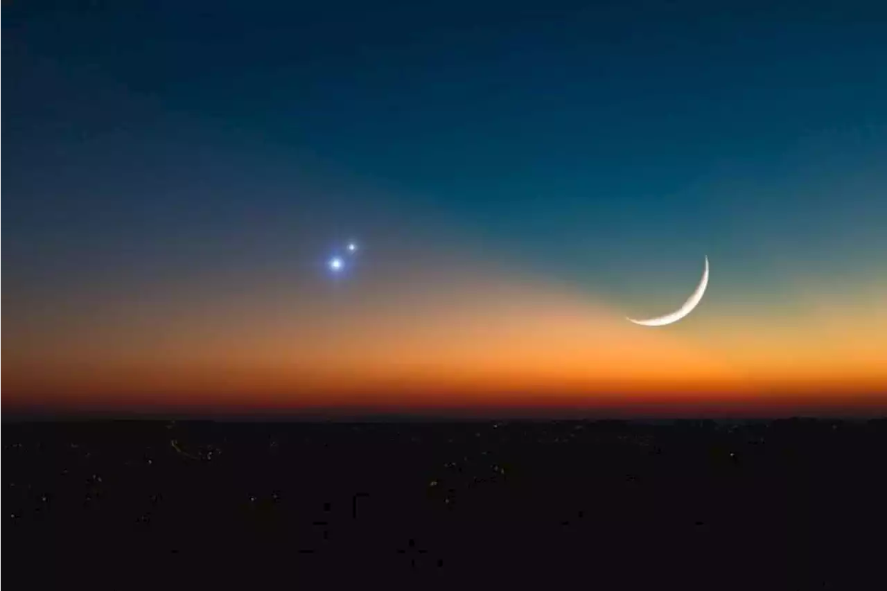 Fenomena Langit Malam, Venus dan Bulan Terlihat Dalam Jarak Dekat