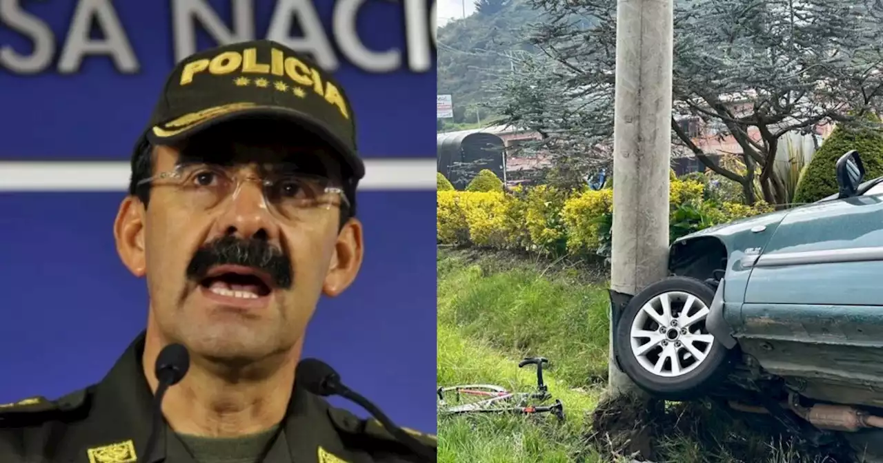 General (r) Rodolfo Palomino fue hospitalizado tras fuerte accidente mientras montaba bicicleta