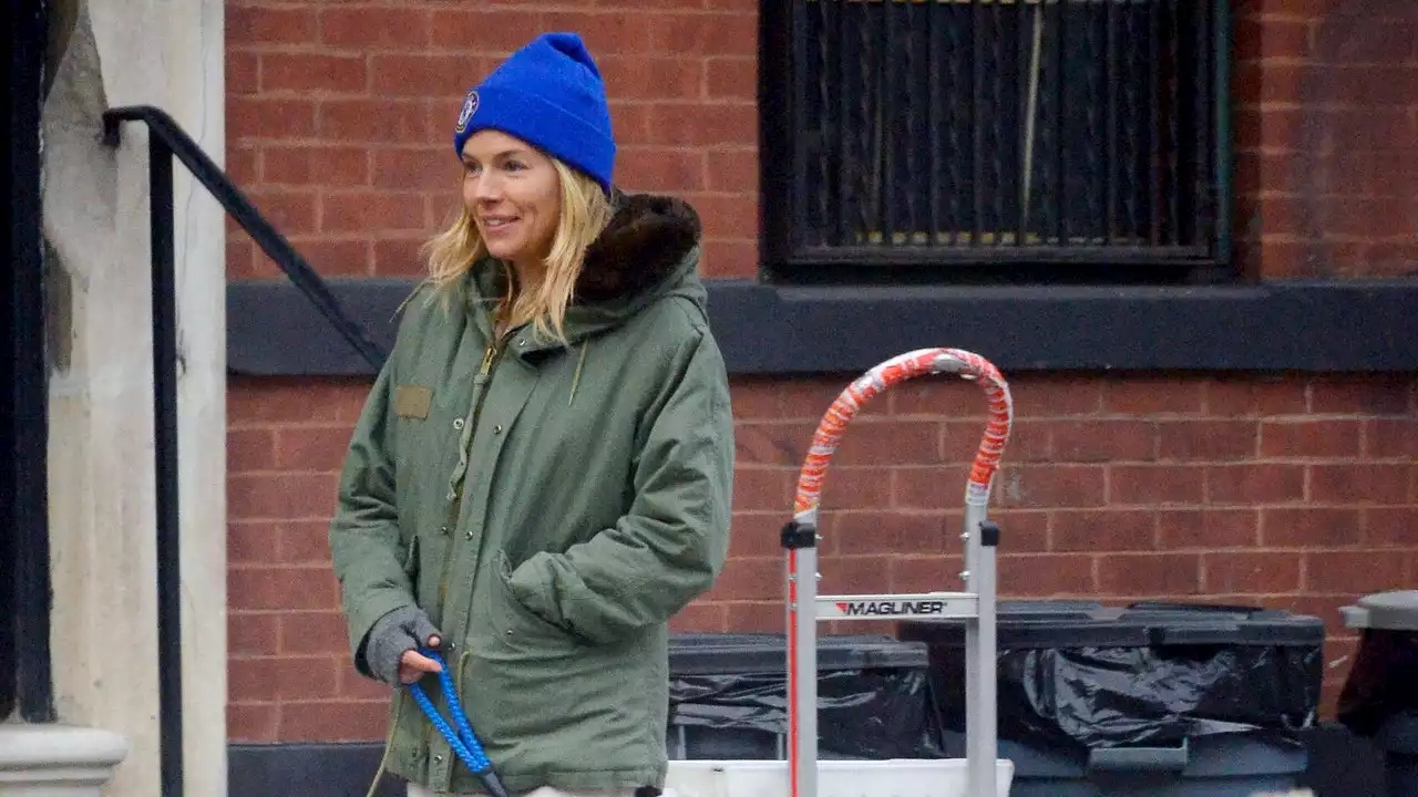 Dissecting Sienna Miller’s Dog-Walking Style