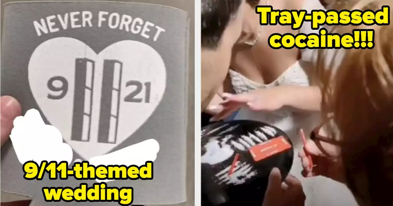 41 Photos Of 'WTF' Weddings That Make Me Want To Burn My Next Invitation