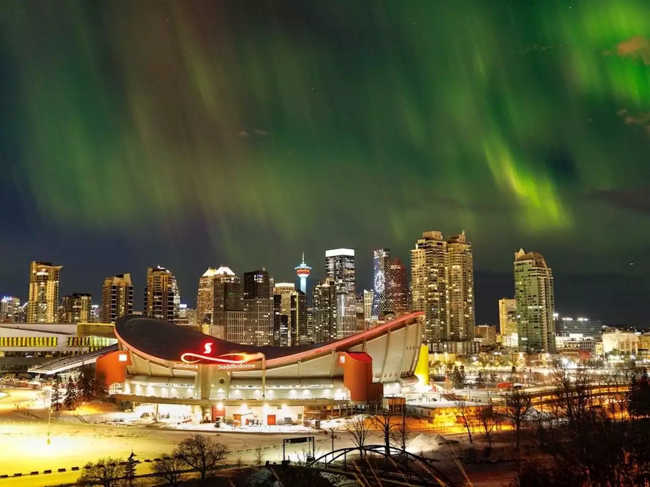 'Awestruck': Northern lights in Calgary triggered by largest solar storm in over five years