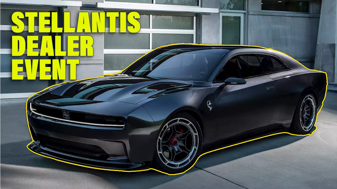 Inside Stellantis Dealer Event: Alleged Plans For 4-Door Dodge Daytona Charger, Wagoneer EV And More | Carscoops