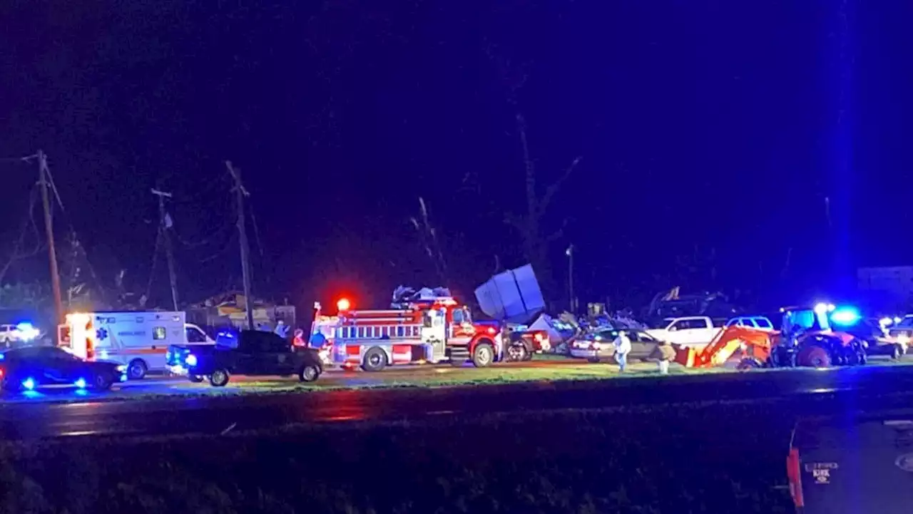 At least 23 dead as tornado, storms rip through Mississippi in the US