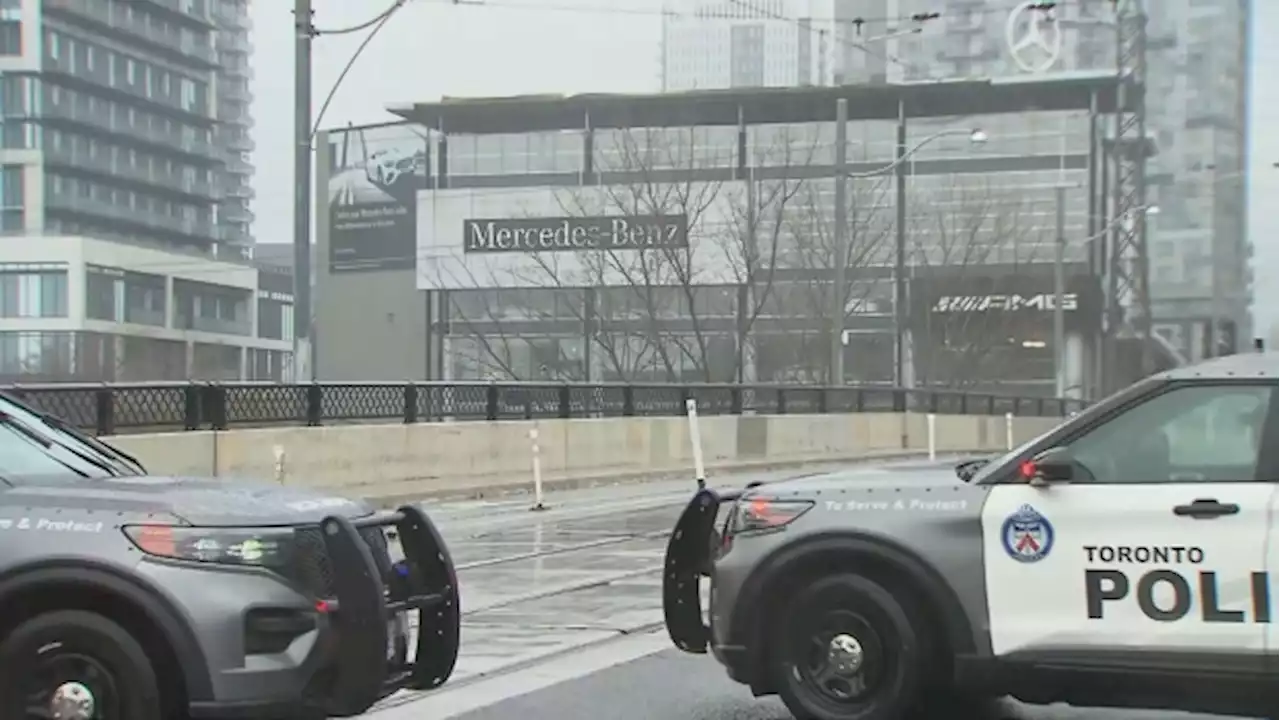 Roof blown off Mercedes-Benz dealership in Regent Park, police urge caution in the area