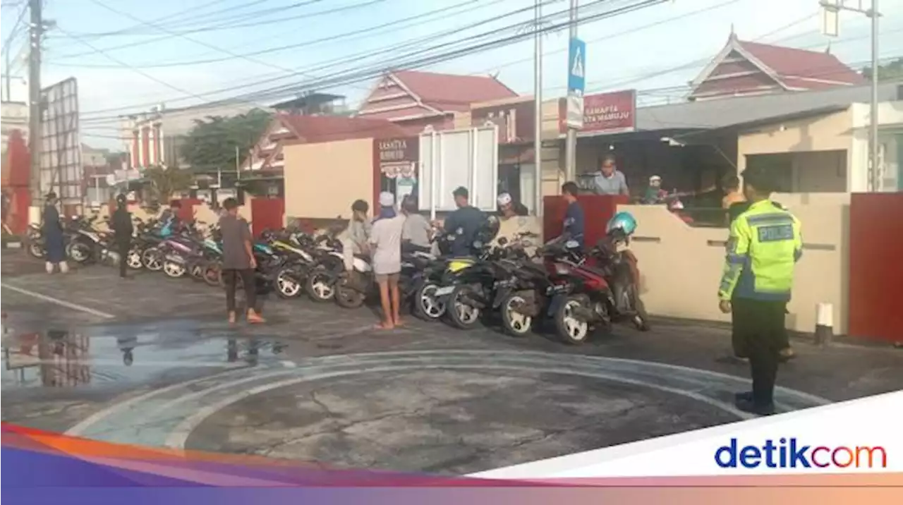 Polisi Amankan 27 Motor Balap Liar di Mamuju, Dikembalikan Setelah Lebaran