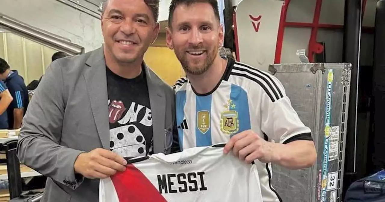 La foto de Messi y Gallardo con la de River batió todos los récords en redes