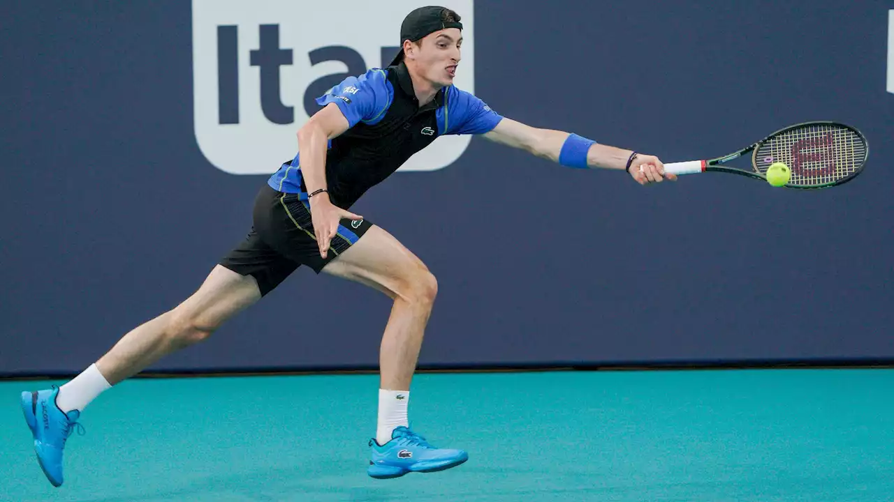 ATP Miami : Ugo Humbert battu dès le 2e tour au bout du suspense par Miomir Kecmanovic (6-4, 6-7, 7-6)