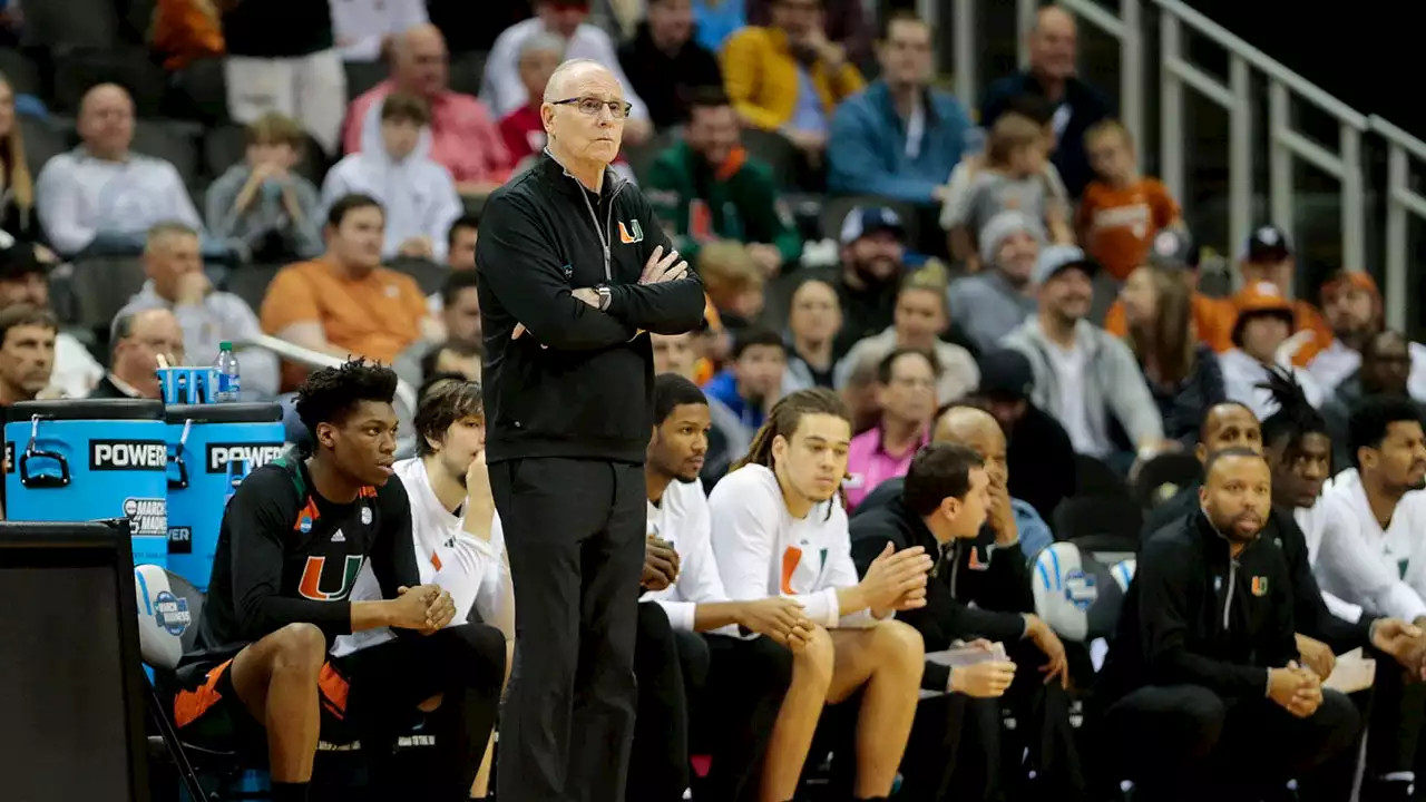 Miami coach Jim Larranaga breakouts impressive dance moves after Hurricanes upset Houston