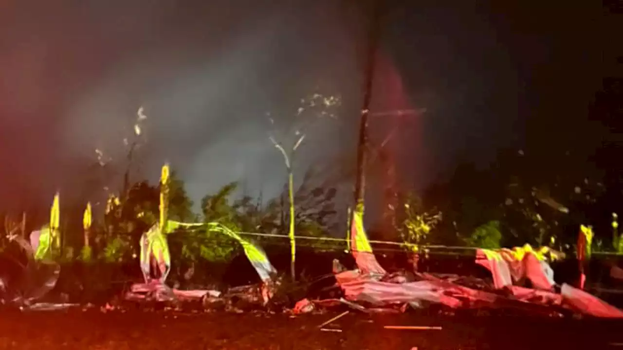 Tornadoes tear through Mississippi killing at least 14 and leaving 100-mile destruction path