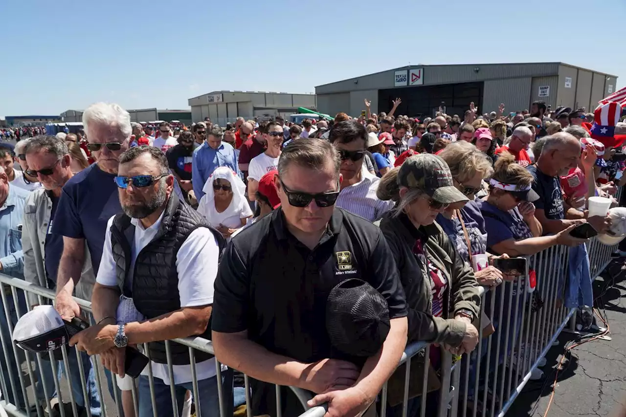 Trump loyalists gather in Waco for election rally overshadowed by legal threats