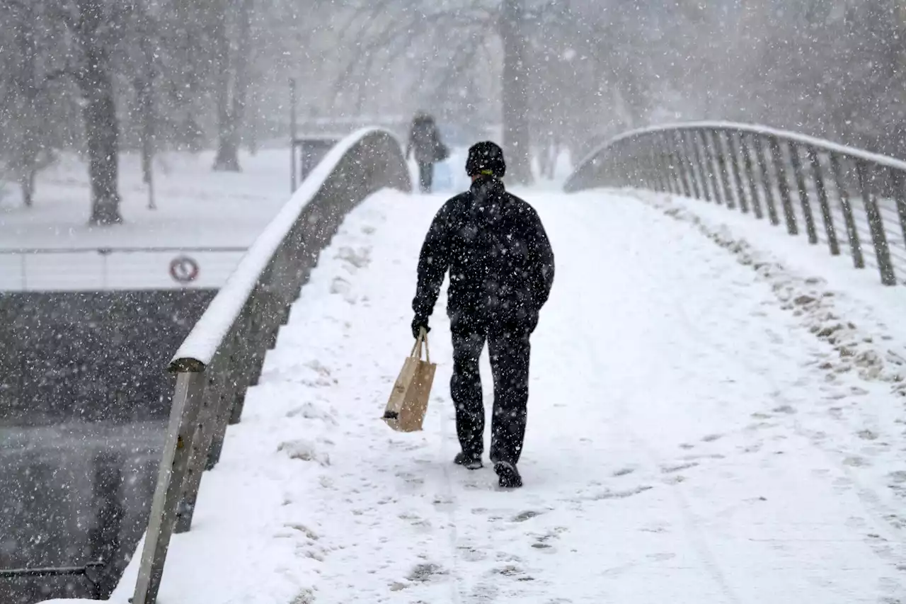 Snö i helgen – kan bli sista för säsongen