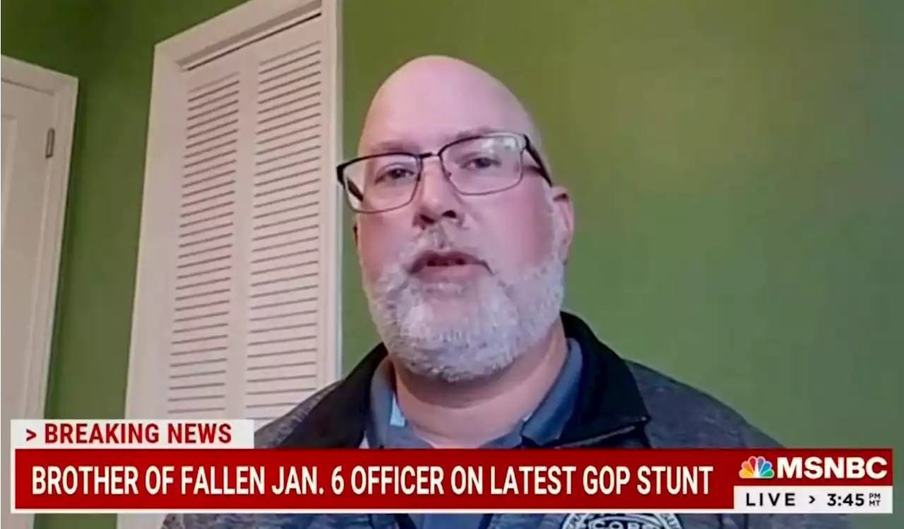 Brother Of Late Jan. 6 Officer Unleashes A Wicked Lesson For Ex-GOP Lawmaker