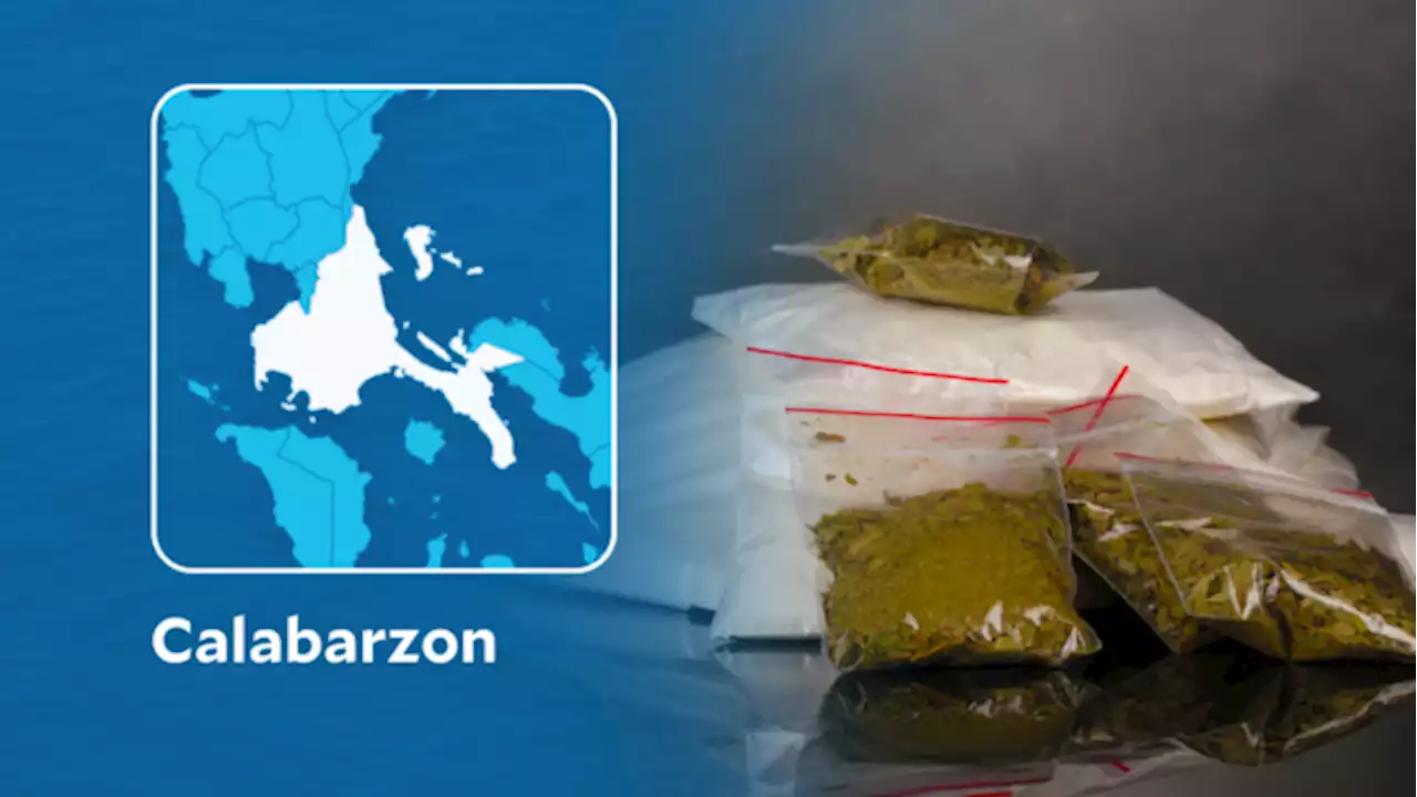 9 arrested drug suspects in Calabarzon yield P2M marijuana, shabu