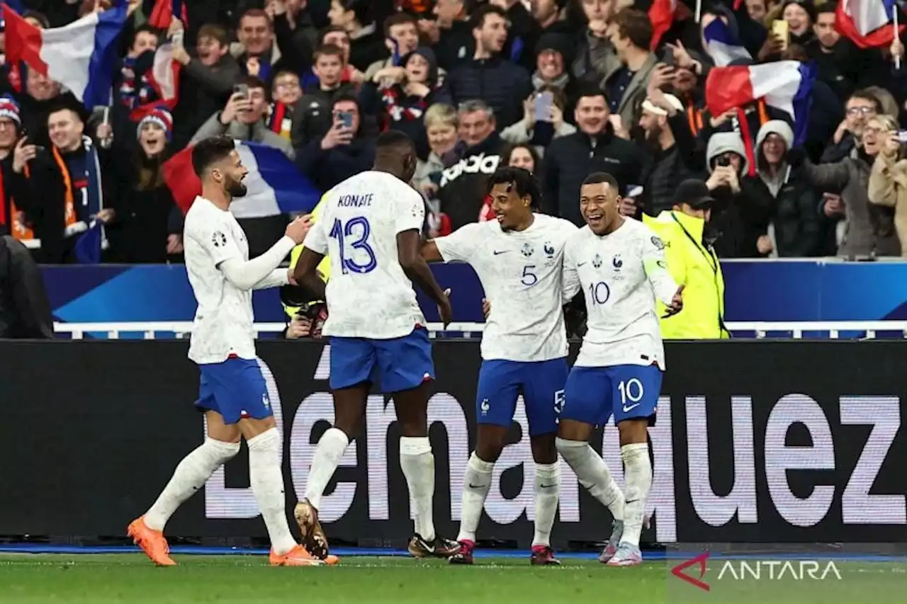 Kualifikasi Euro 2024: Mbappe Cetak 2 Gol, Prancis Menang 4-0 atas Belanda