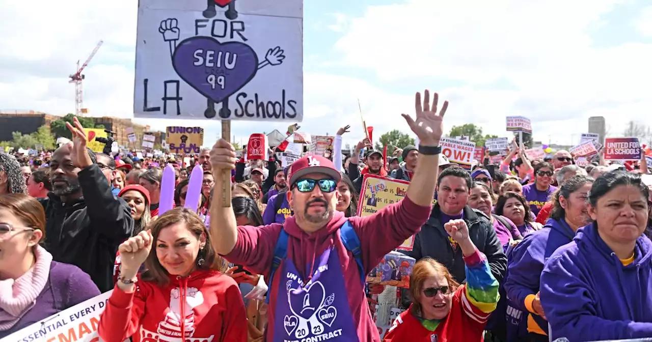 LAUSD strike may have been illegal — trial can move ahead, labor board says