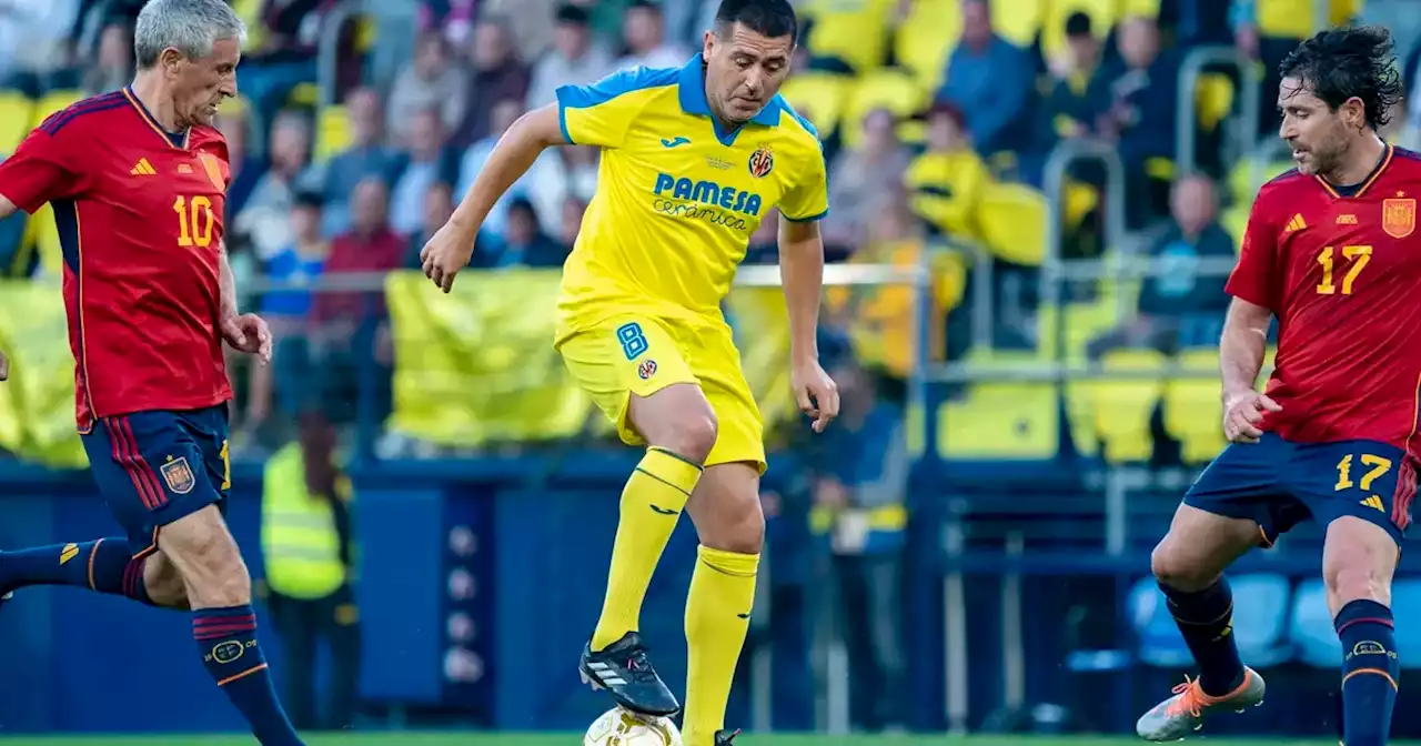 Video: el show de Riquelme en el partido de las leyendas del Villarreal | Fútbol | La Voz del Interior