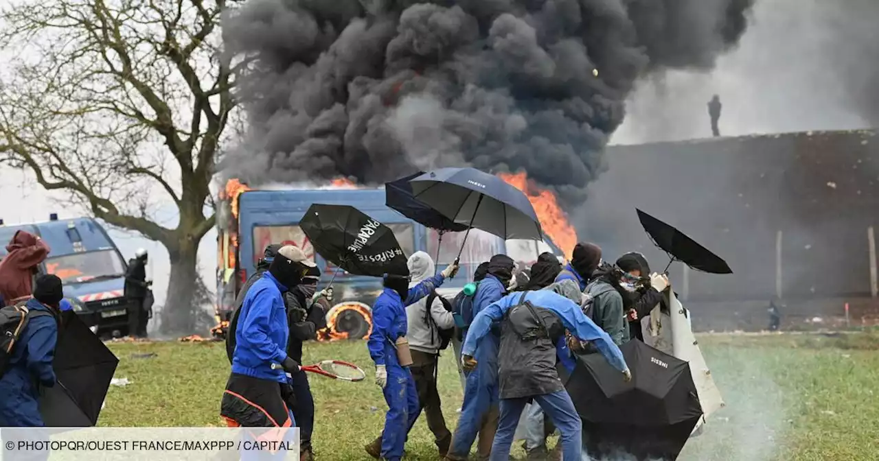 'Méga-bassines' : la manifestation dérape