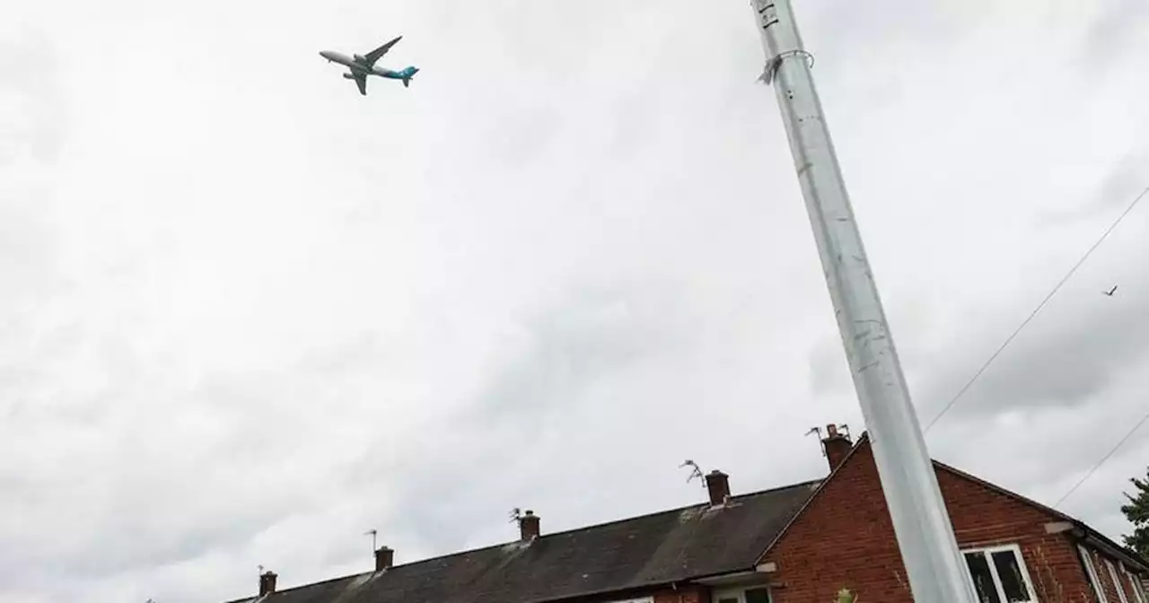 Massive poles are popping up across Greater Manchester and it's causing anger