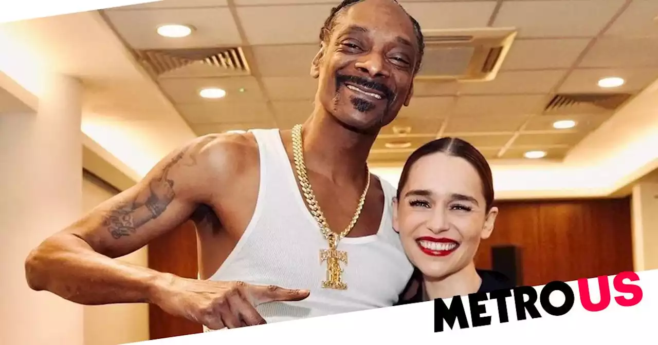 Game Of Thrones fan Snoop Dogg geeks out meeting Emilia Clarke