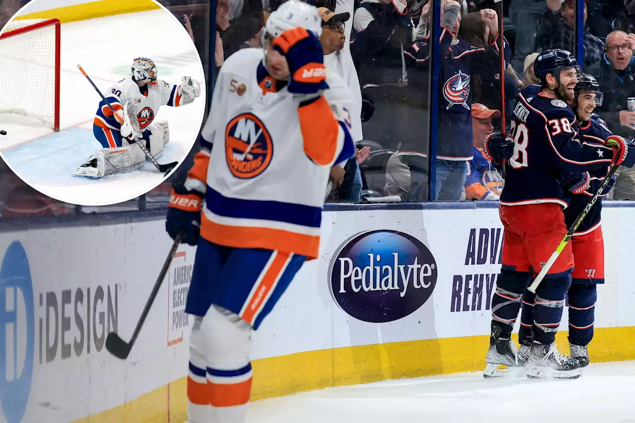 Islanders hurt playoff security in disappointing loss to Blue Jackets