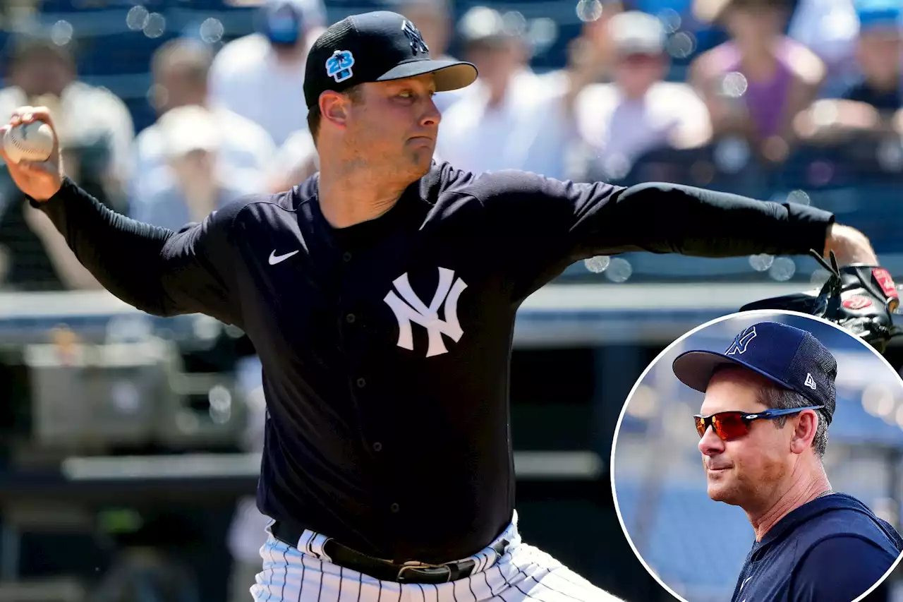 Yankees’ Aaron Boone has no worries over Gerrit Cole’s velocity slip