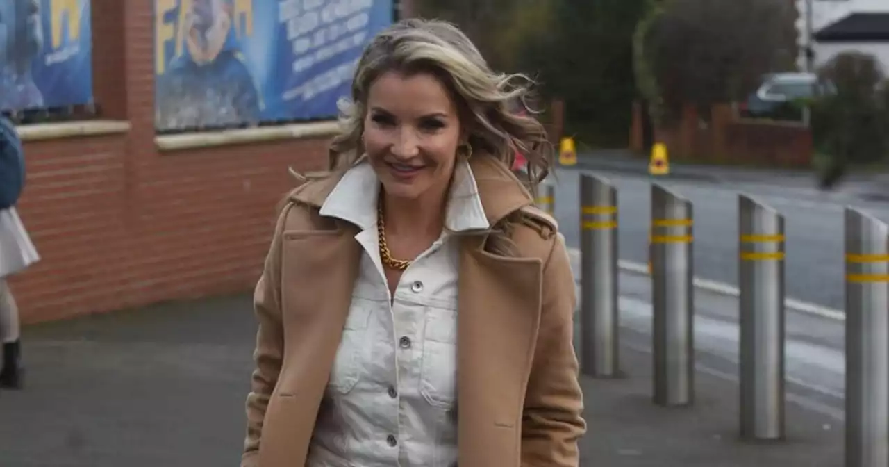 Helen Skelton risks bumping into ex Richie Myler as she presents at rugby match