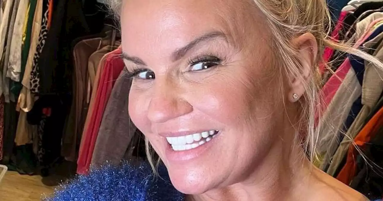 Kerry Katona praised as she strips off to her underwear for ‘no filter’ workout