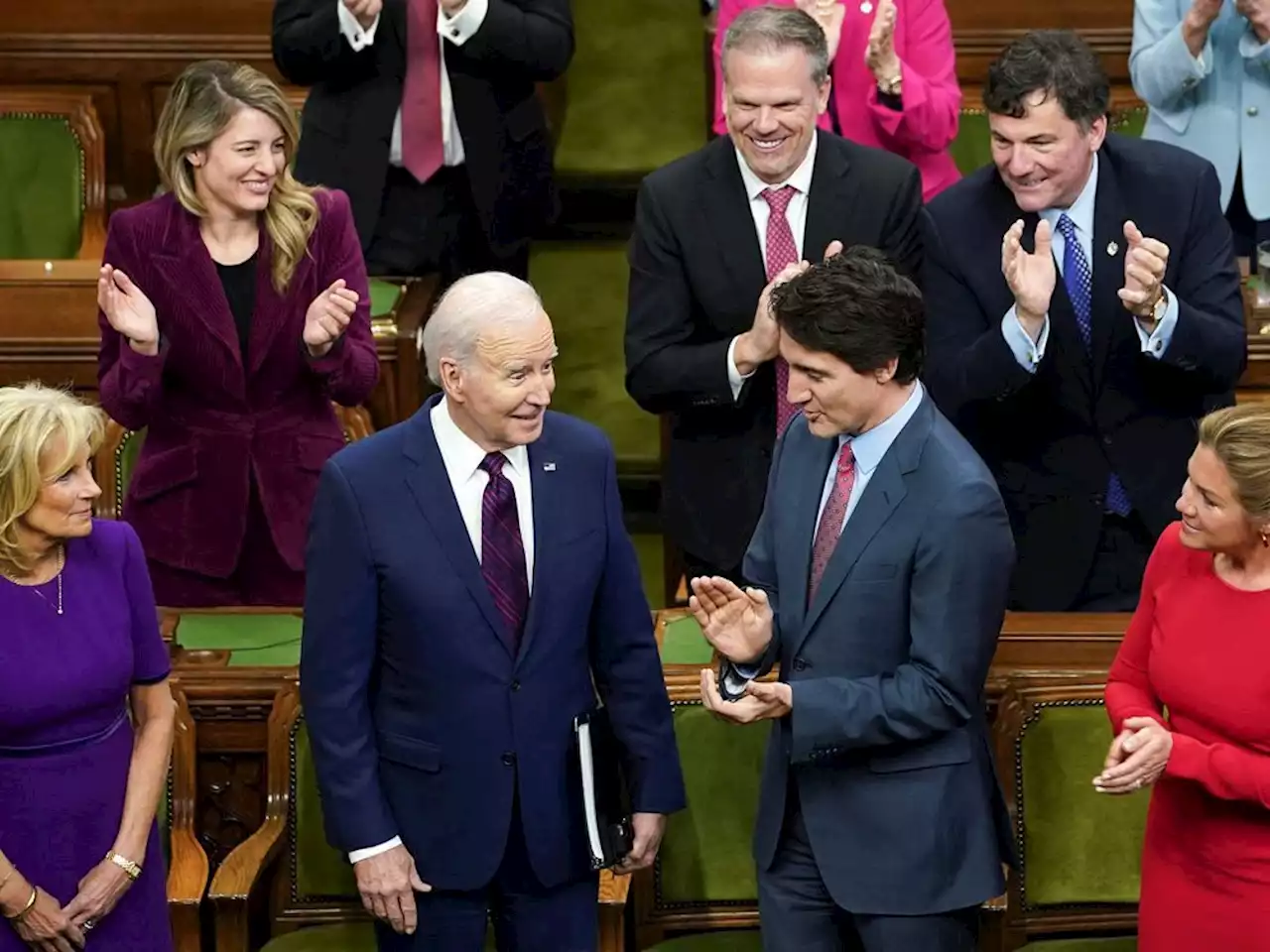 U.S. ‘chooses to link our future to Canada,’ Biden says in House of Commons address