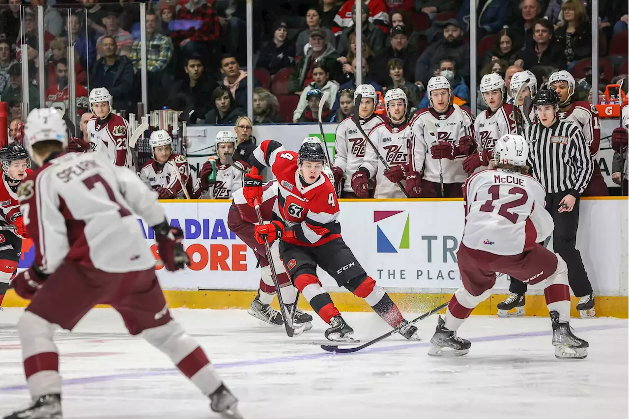 Ottawa 67’s get 50th win by beating Peterborough Petes