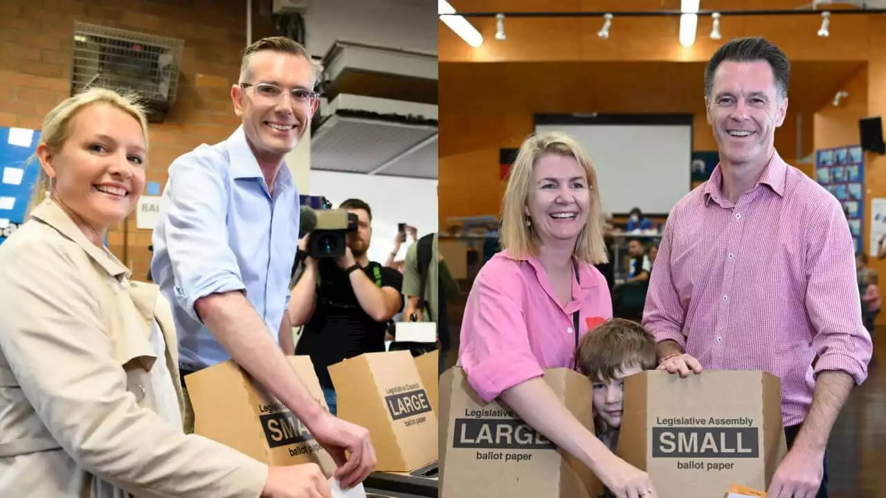 NSW election: polls close, counting starts as Dominic Perrottet and Chris Minns vie for power