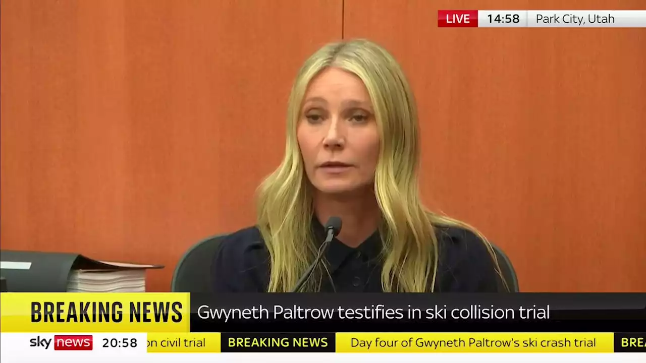 Gwyneth Paltrow ski crash court case - live: Star takes stand after 'I'm famous' email revealed