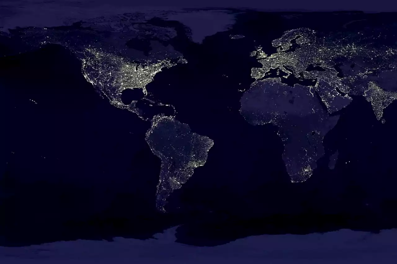 Rainbow board encourages Earth Hour participation tonight