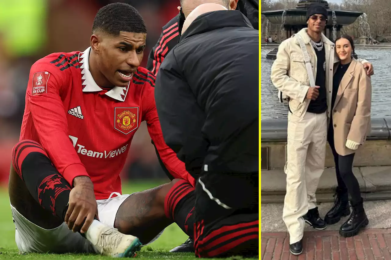 Injured Rashford questioned over New York holiday after pulling out of England squad