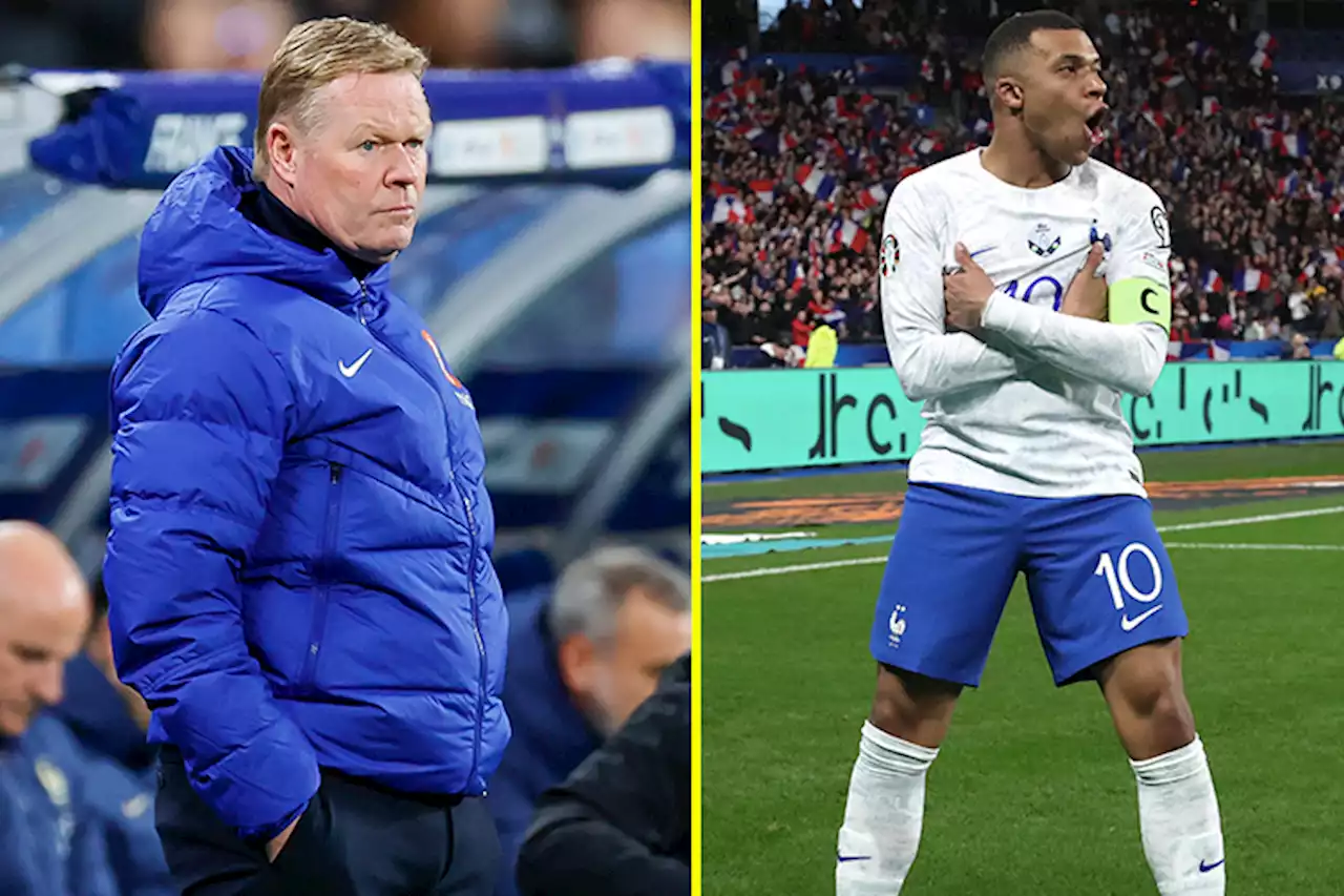 Mbappe trademark display ensures Koeman's second debut as Dutch boss ends in 4-0 thumping