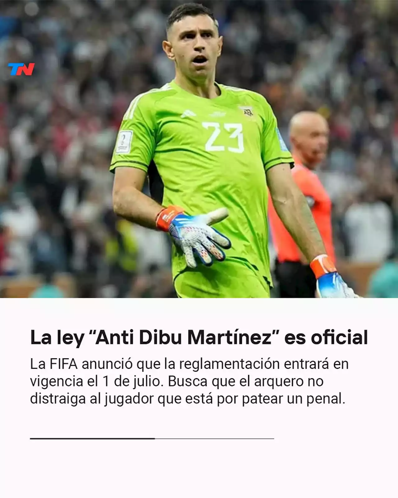 La FIFA oficializó la ley “Anti Dibu Martínez” en los penales: las tácticas de distracción estarán prohibidas