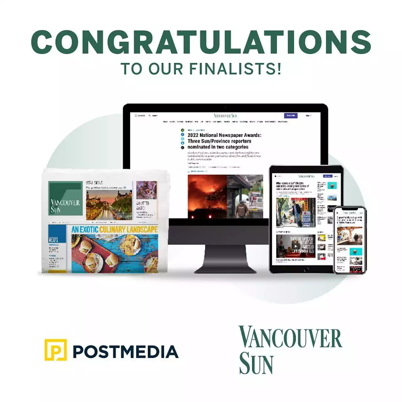 2022 National Newspaper Awards: Three Sun/Province reporters nominated in two categories