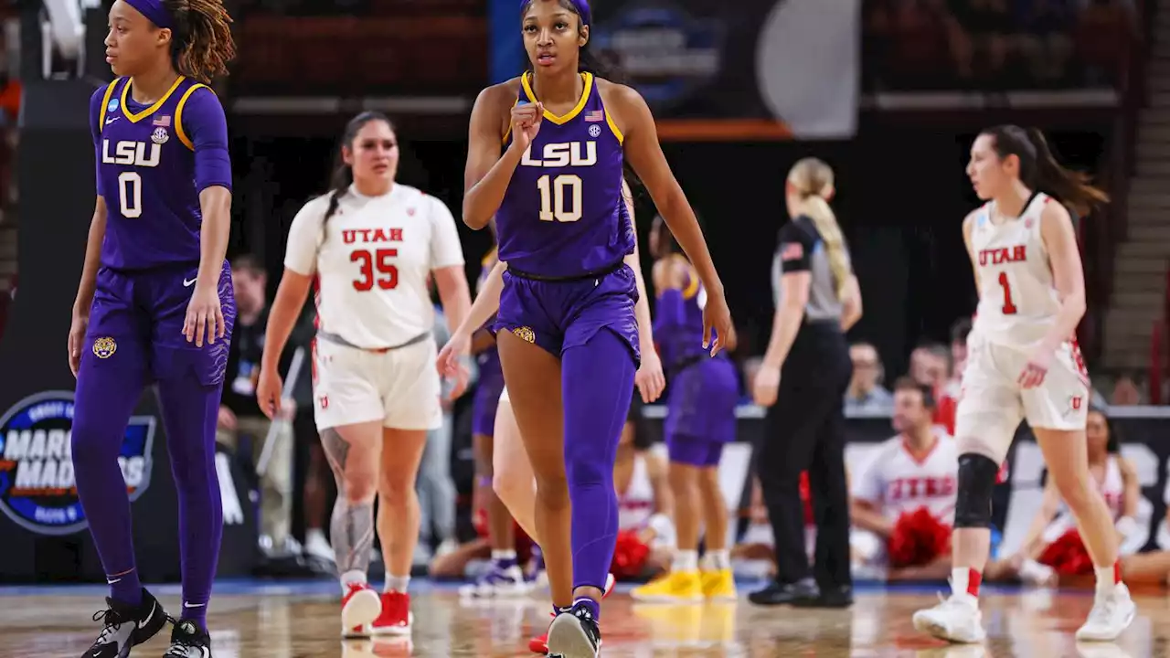 March Madness: No. 3 LSU survives thriller against No. 2 Utah, advances to 1st Elite Eight since 2008