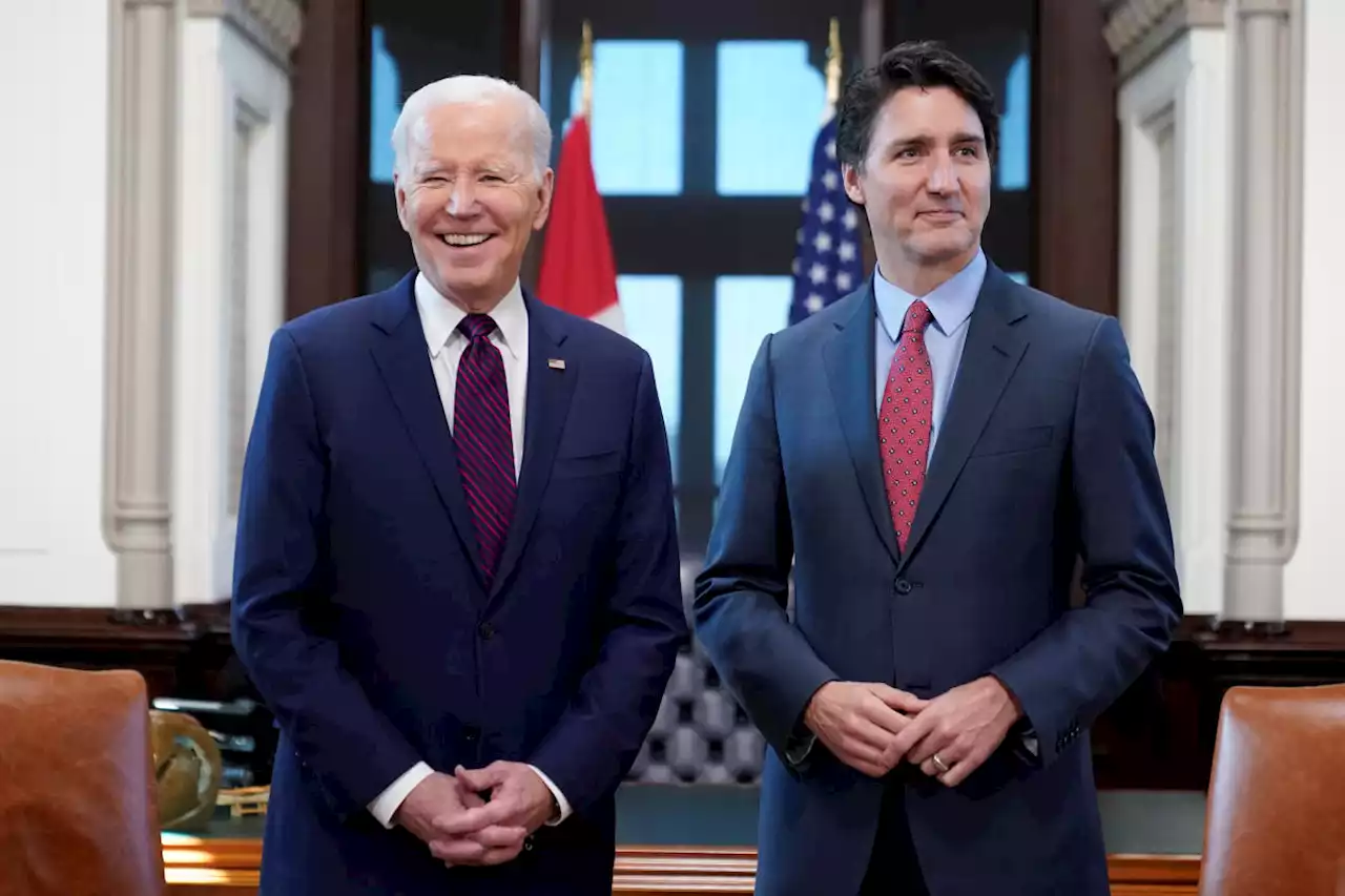 Biden, Trudeau say 'inseparable' nations won't fail Ukraine