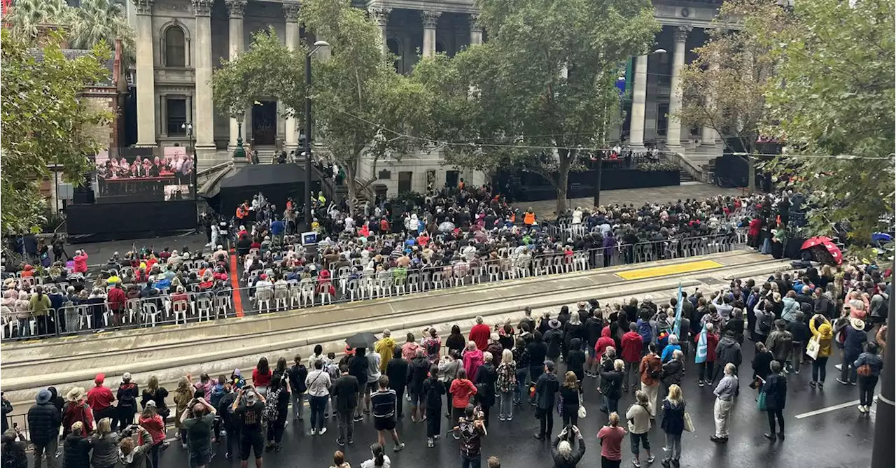 Packed streets celebrate Australia's first Indigenous Voice