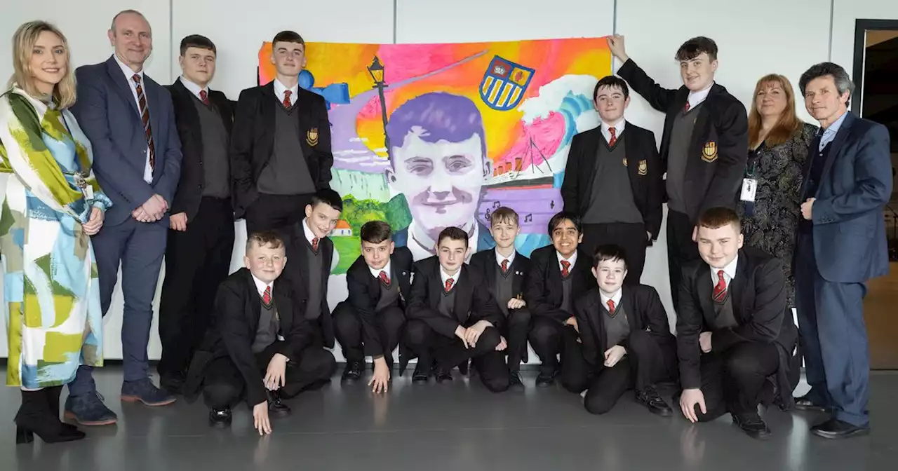 Belfast students creating magazine and mural exploring community history